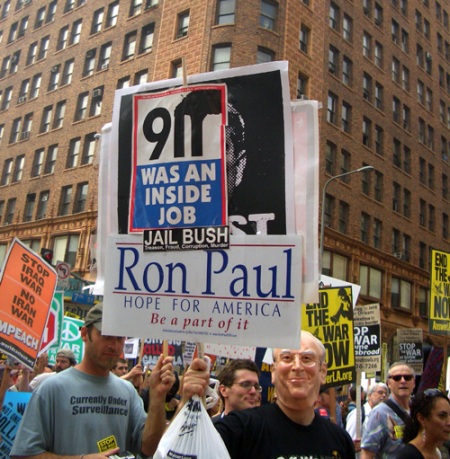 Many Ron-Paul supporter believe 9-11 was am Inside Job.